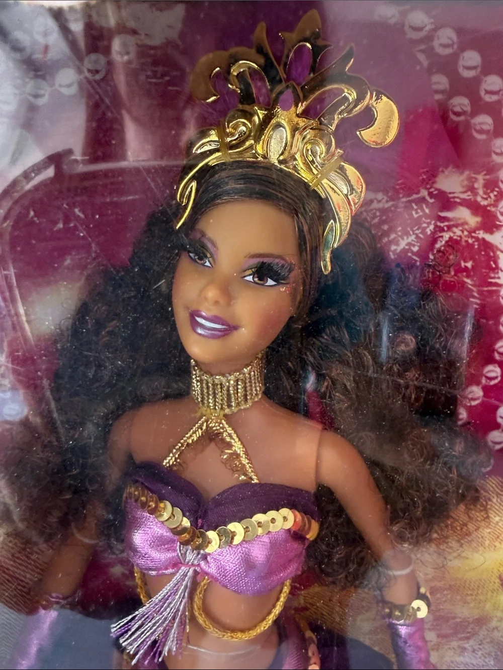 Festivals of the World Carnaval Doll - Purple and Pink